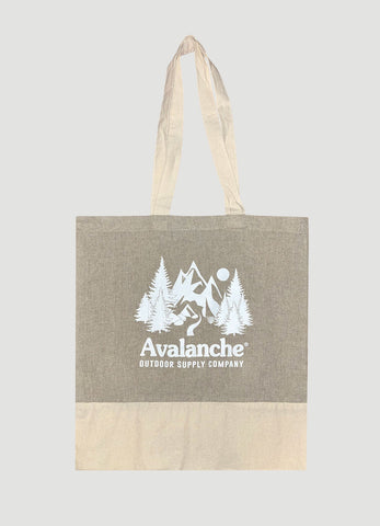 Avalanche Recycled Cotton Twill Tote