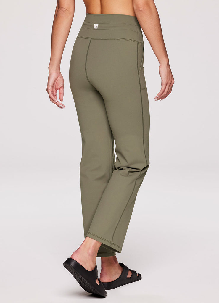 Avalanche Women Pants Buttery Soft Squat Relax Wide Leg Olive