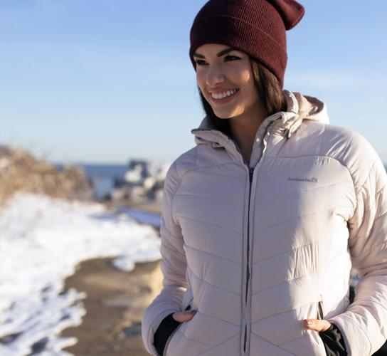 Avalanche Women's Hooded Mixed Media Ski Jacket 